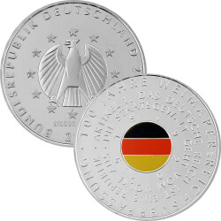 Jahressatz: 5 x 20 Euro Gedenkmünze Deutschland 2019 Silber bankfrisch - komplett!