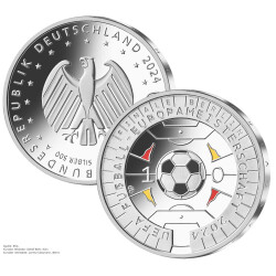 Jahressatz: 3 x 20 Euro 1 x 11 Euro Deutschland 2024 Silber bfr. - Alle vier Ausgaben!