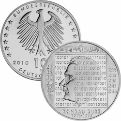 Jahressatz: 6 x 10 Euro Deutschland 2010 Silber bfr. - Alle sechs Ausgaben!