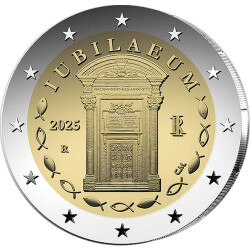 2 Euro Gedenkmünze Italien 2025 bfr. - Heiliges Jahr...