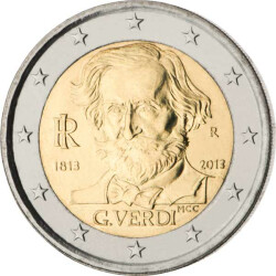 2 Euro Gedenkm&uuml;nze Italien 2013 bfr. - Giuseppe...