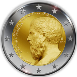 2 Euro Gedenkm&uuml;nze Griechenland 2013 bfr. -...