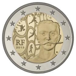 2 Euro Gedenkm&uuml;nze Frankreich 2013 PP - Pierre...