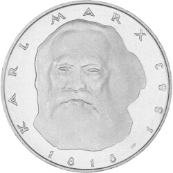5 DM Gedenkmünze 1983 - 100. Todestag Karl Marx