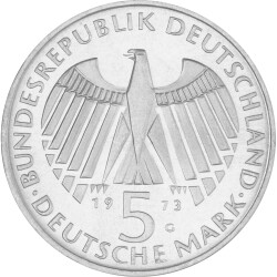 5 DM Gedenkmünze 1973 - 125 Jahre Frankfurter Nationalversammlung